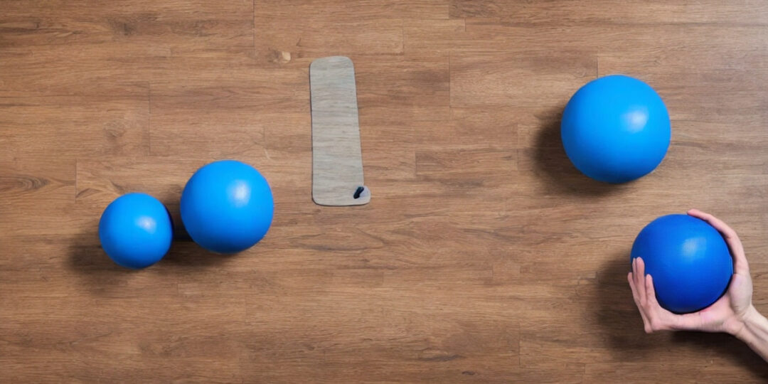 Balancebræt og balancebold til rehabilitering efter skader